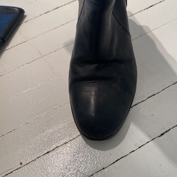 Sigerson Morrison leather black leather boots. - Picture 6 of 8